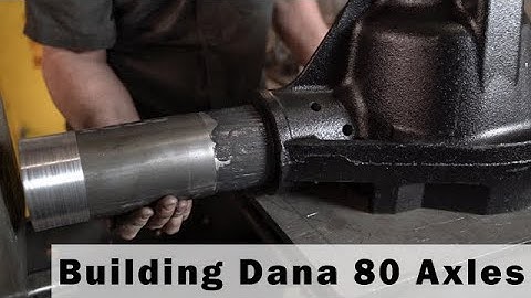 Building Dana 80 Heavy Duty Off Road Roller Axles - Crane Axle
