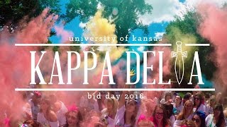 University of Kansas Kappa Delta Bid Day 2016