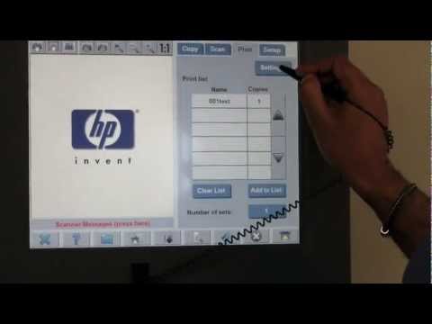 HP Designjet T1200 HD-MFP - Media Profile Creation_ Printing and Copying