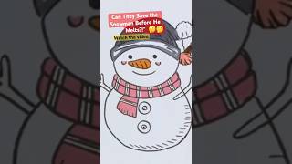 How to draw snowman | Art for kids