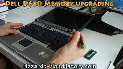 Dell D610 memory upgrade