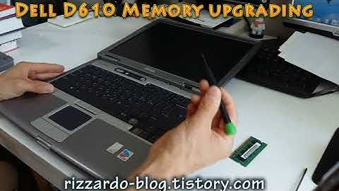 Dell D610 memory upgrade