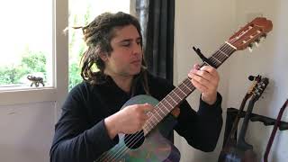 Using a capo for some advanced Spanish guitar style sounds