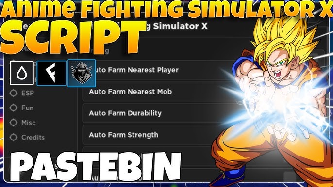 Anime Fighting Simulator [AutoFarm Mob, Farm Chikara Shards] Scripts