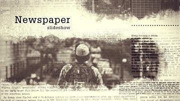 Typo Opener / Old Newspapers Clipping | After Effects project | Videohive template