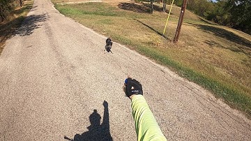 Stopping Dog Attack with an Air Horn with Amputee Cyclist Aaron Smith in Gainesville, TX 9/23/2023