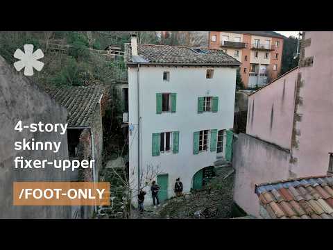 He turned fixer-upper hidden in French village maze into foot-only oasis
