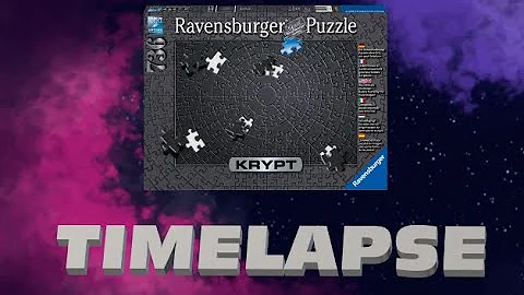 736 Black Krypt Ravenburger Puzzle Timelapse