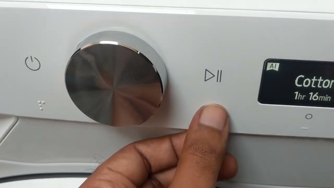 Samsung AI Washing Machine sounds buttons cycles overview