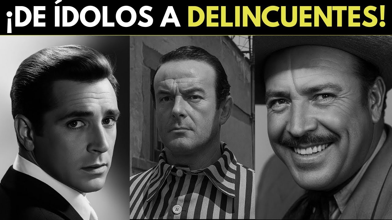 7 ACTORES del Cine de Oro que TERMINARON en la CÁRCEL por ESCÁNDALOS REALES