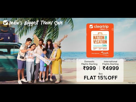 Cleartrip | Nation On Vacation Sale | India's Biggest Travel Sale