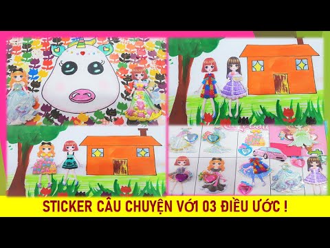 Video Sticker câu chuyện lạ với 03 điều ước kỳ lân, cái kết... - youtube