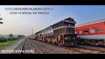 The original cab Wdp4 | 02423 Dibrugarh New Delhi Rajdhani Express via Tinsukia || NFR