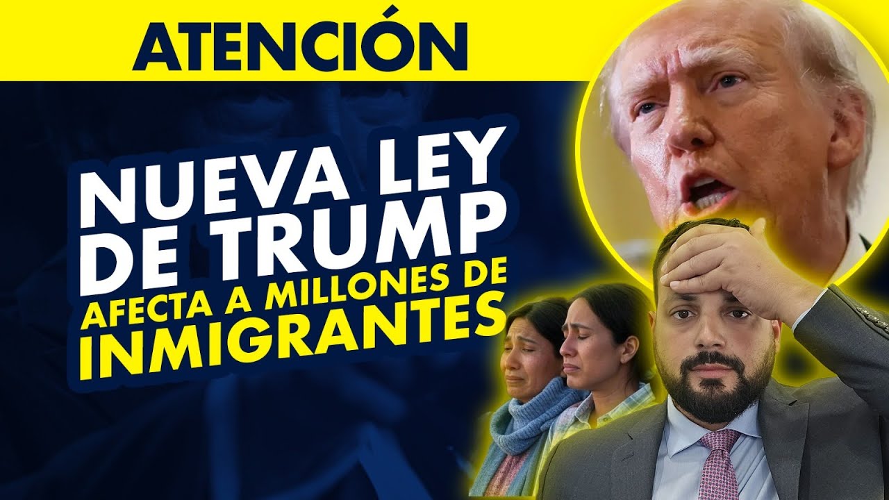 ⚠️ВНИМАНИЕ: новый закон президента Трампа затрагивает миллионы иммигрантов