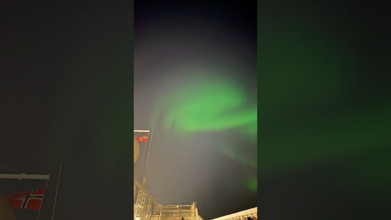 the #northernlights from the cruise ship Aurora blessed to get to see them for the 3rd year in a row