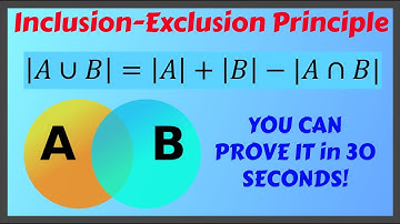 Proof of Inclusion-exclusion Principle. Part 1