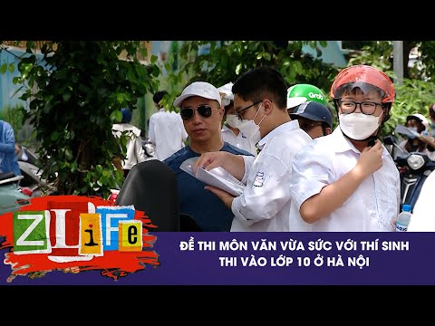 Video Hà Nội: Đề thi vào 10 môn văn năm nay khá vừa sức - YouTube