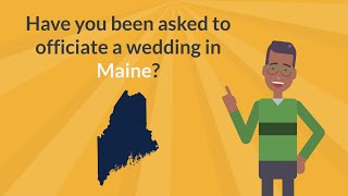 How to Get Ordained In Maine to Officiate a Wedding