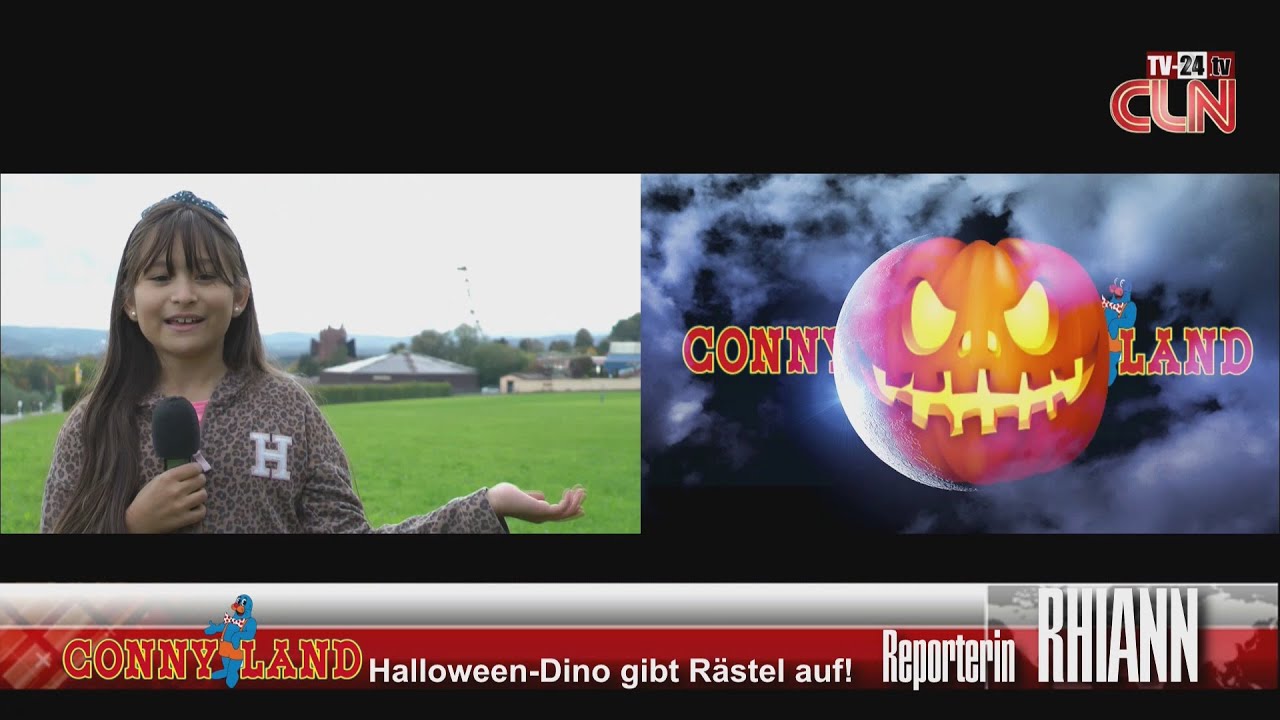 CLN präsentiert - CONNY-LAND NEWS  Heute "Halloween-Dino"