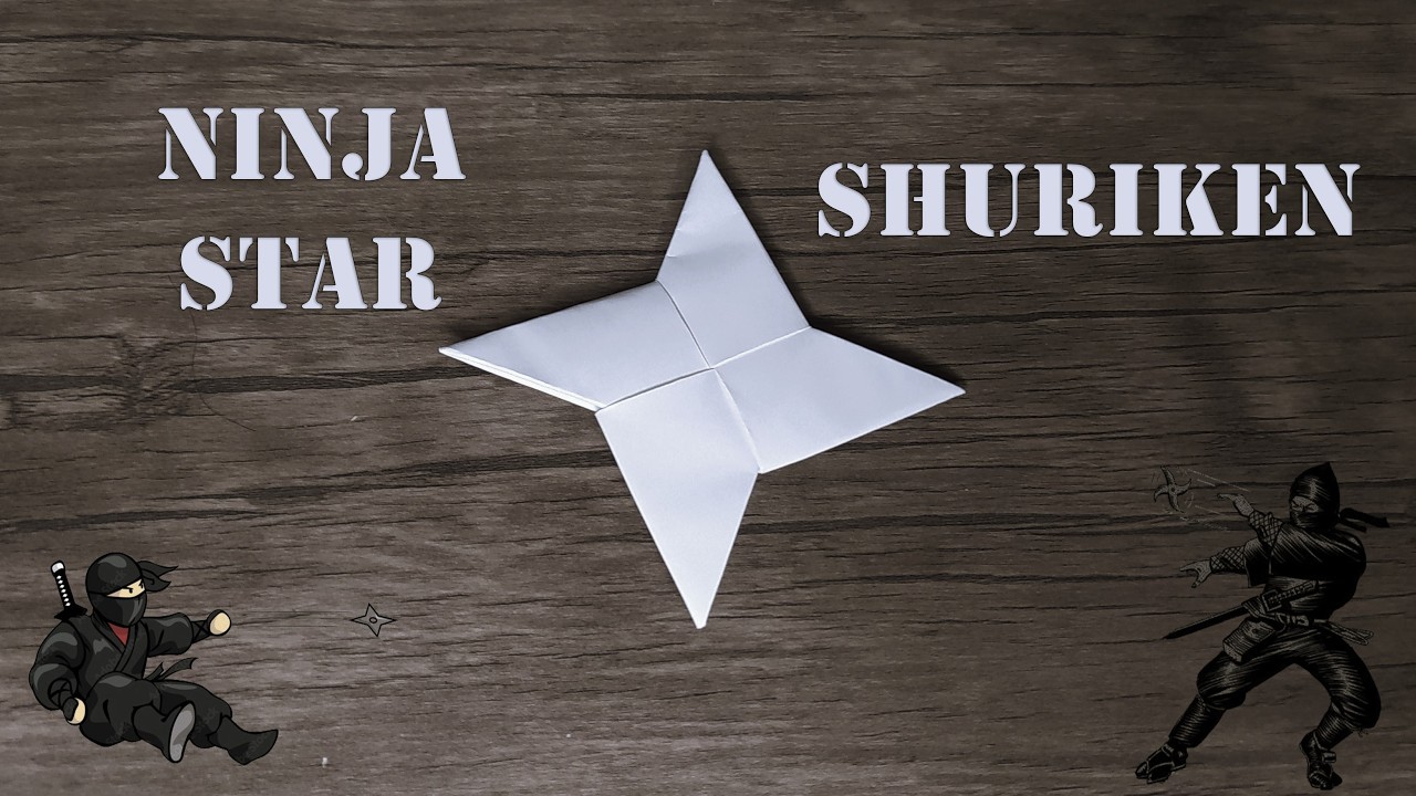 DIY Paper Shuriken | Craft Your Own Ninja Weapon - YouTube