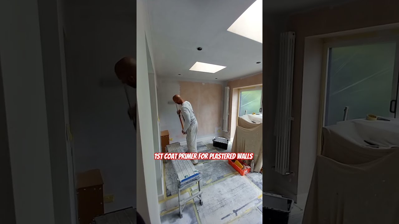 How To Correctly Prime A Plastered Wall Spray Diy