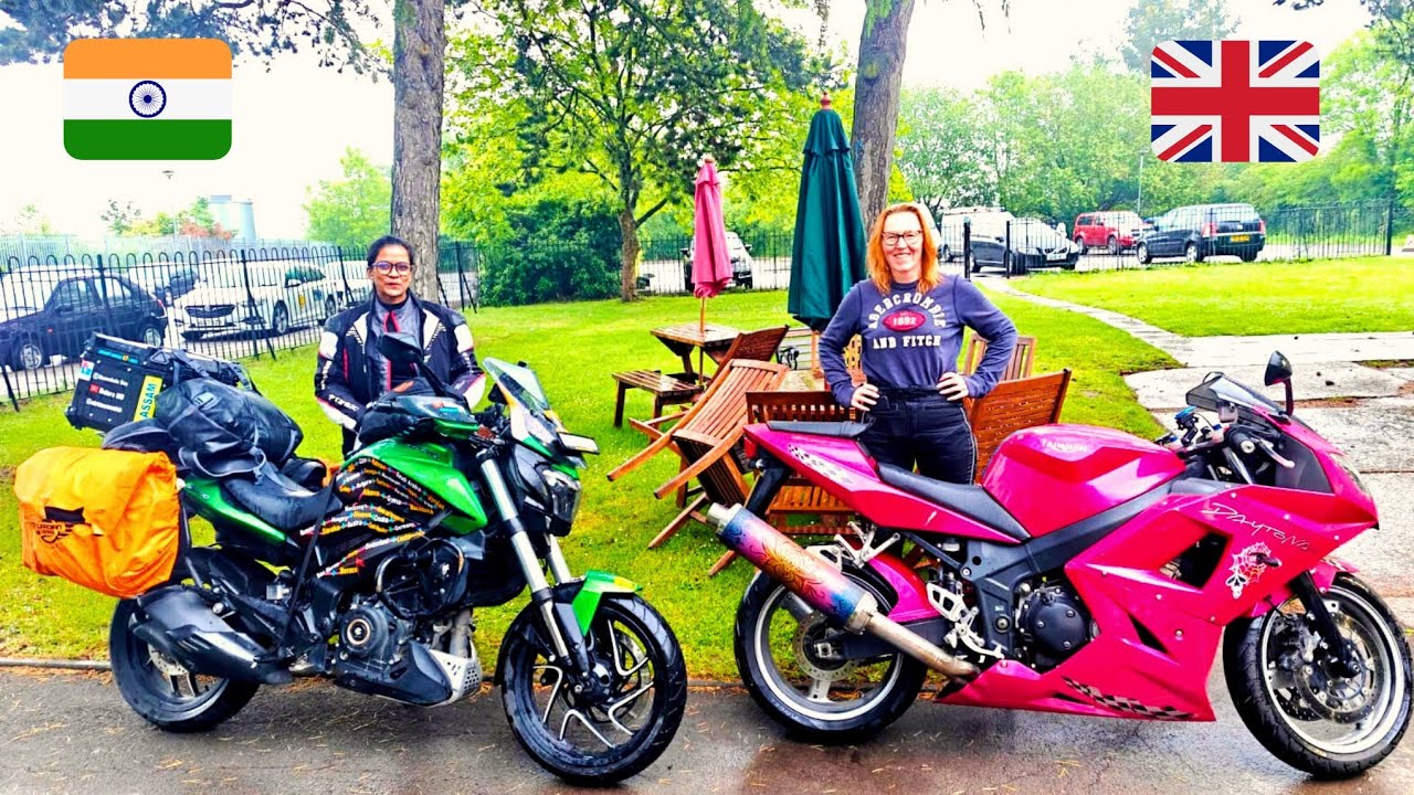 Assam Female  Rider  in UK || Solo Ride to London from India 🇮🇳 🏴󠁧󠁢󠁥󠁮󠁧󠁿