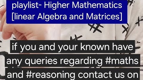 #highermathematics #linearalgebra #real #mathsvideos #shortschallenge #shorts #videos #vectorspaces