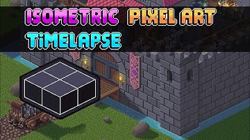 Castle - Isometric Pixel Art Timelapse