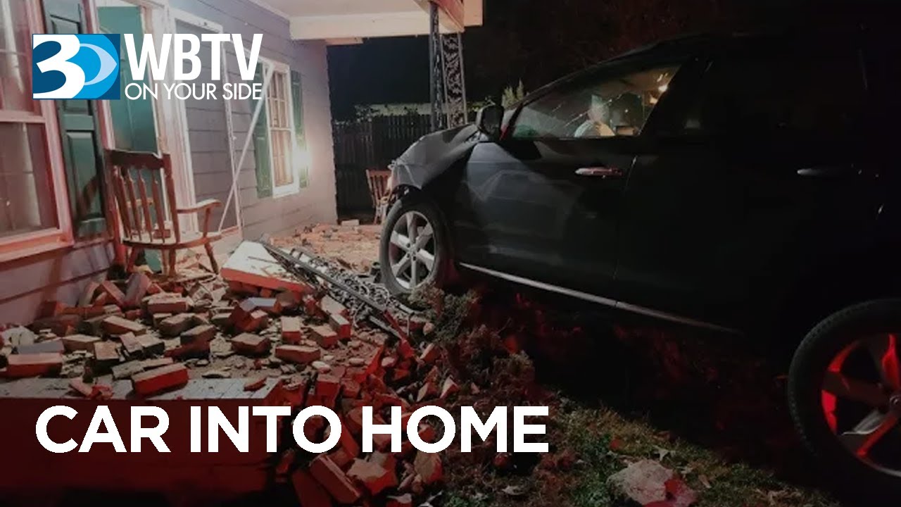 Person follows driver moving erratically down road, smashes into home ...