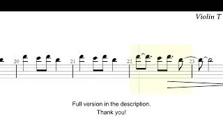 Carol Of The Bell Violin Sheet