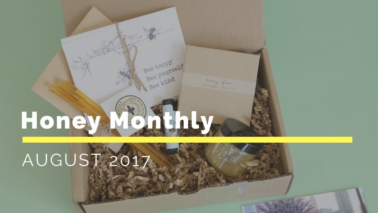 Honey Monthly Subscription Box Unboxing August 2017