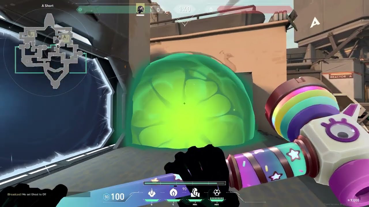 Poison Cloud Lineup on Bind used by G2 leaf in VCT 2024 Masters Shanghai #2【 VALORANT Viper 】