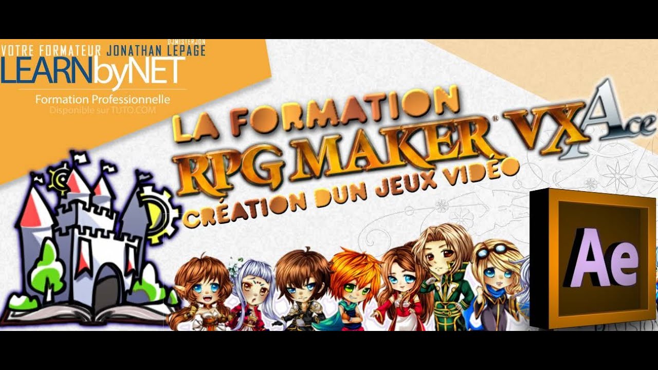 Tuto RPG Maker VX Ace créez un jeu vidéo complet - YouTube