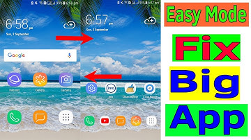 Easy Mode : How To Fix Big Or Large App icons On Samsung Galaxy J7/S7/S8/S9/N8/N9