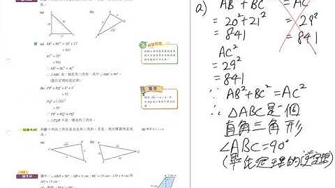HKDSE F2 MATH 數學 Pythagoras’ Theorem 畢氏定理3 [停課不停學]