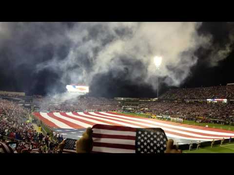 USA Vs Mexico World Cup Qualifier National Anthem Columbus OH 