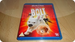 Unboxing Disneys Bolt 3D2D Blu Ray -