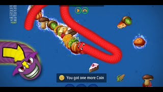 Worms Zone.io 001 Slither Snake Top 1.World Record. Android Games. screenshot 5