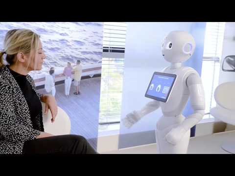 Amadeus experimental travel agents assistant using the Pepper robot