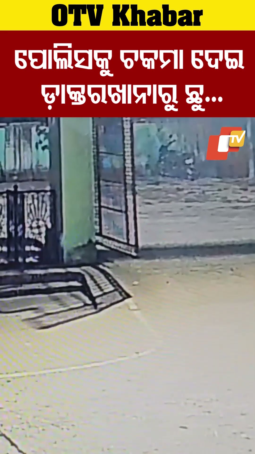ପୋଲିସକୁ ଚକମା ଦେଇ ଡ଼ାକ୍ତରଖାନାରୁ ଛୁ #OTV  #ODishaTV #Bonai
