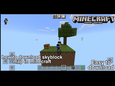 how to download skyblock in minecraft - YouTube