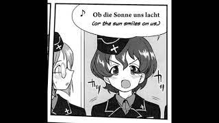 Yukiyukite Senshadou Panzerlied Scene