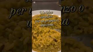 Risotto funghi e zafferano
