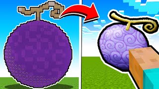 Build a Devil Fruit in Minecraft to get it for a BATTLE!