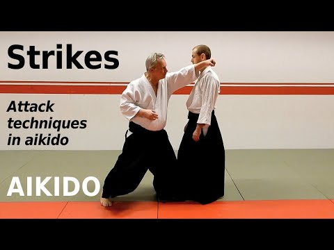 Aikido STRIKES, attacker techniques (kogeki) by Stefan Stenudd, 7 dan Aikikai shihan