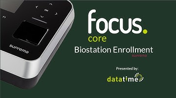 Suprema Biostation 2 Enrollment