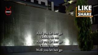 Let Her Go Female Key by Passenger Acoustic Guitar Backing Track | Acoustic Karaoke