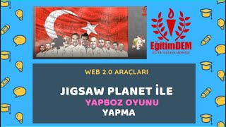 JIGSAW PLANET ile YAPBOZ OYUNU YAPMA screenshot 4