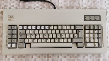 Short Typing Demo On IBM Model F AT