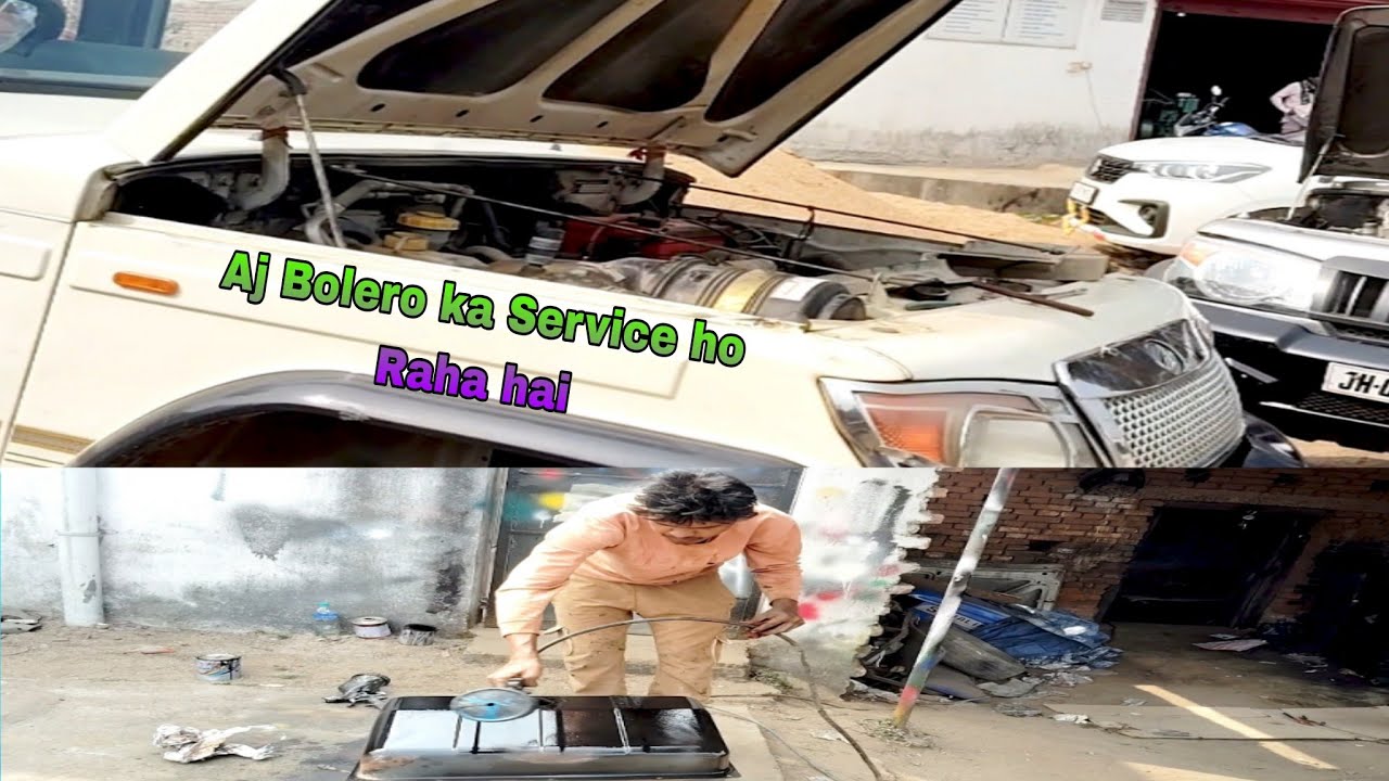 Aj Bolero ka Service ho Raha hai | mahuwadanr me  | full service vlog 